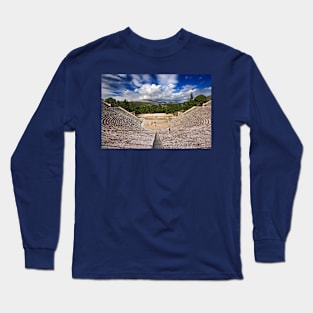 The Ancient Theater of Epidaurus Long Sleeve T-Shirt